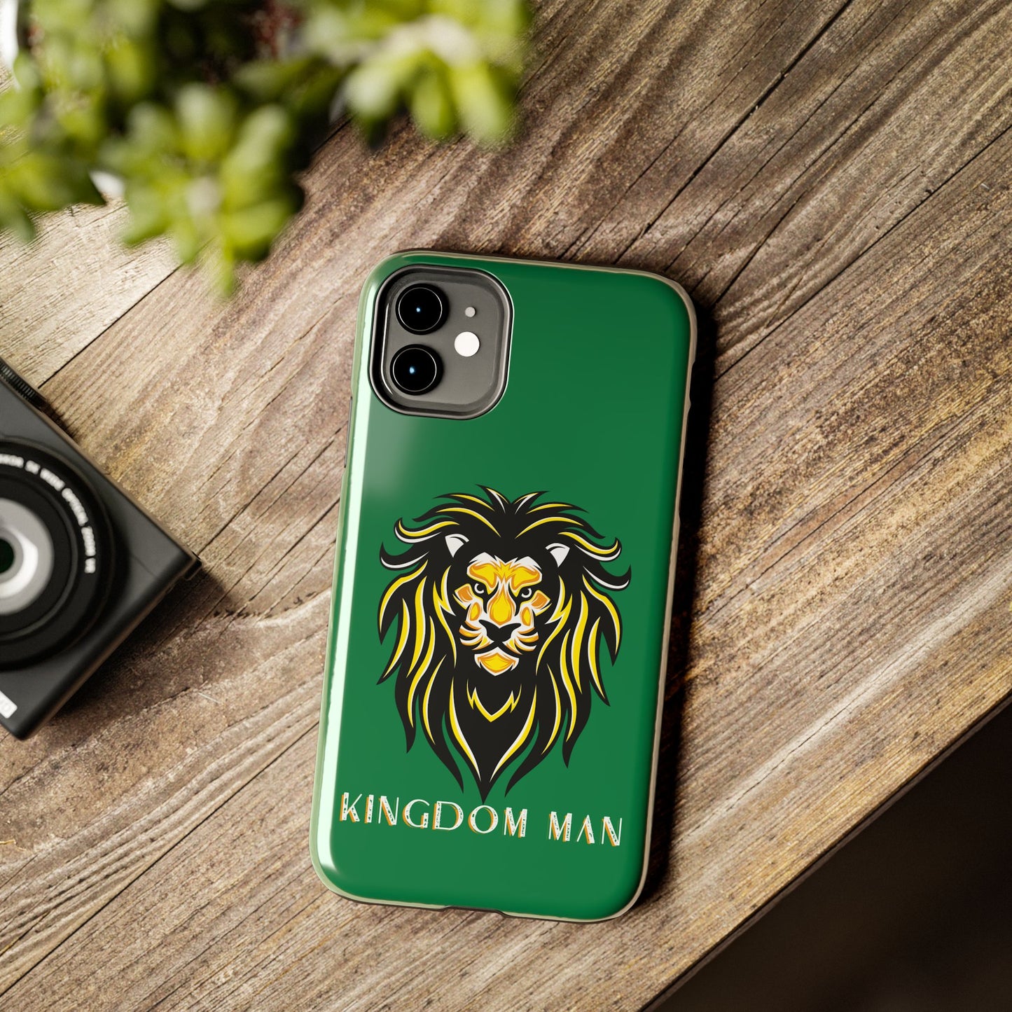 Kingdom Man (White-Gold Label) Tough Phone Case DARK GREEN