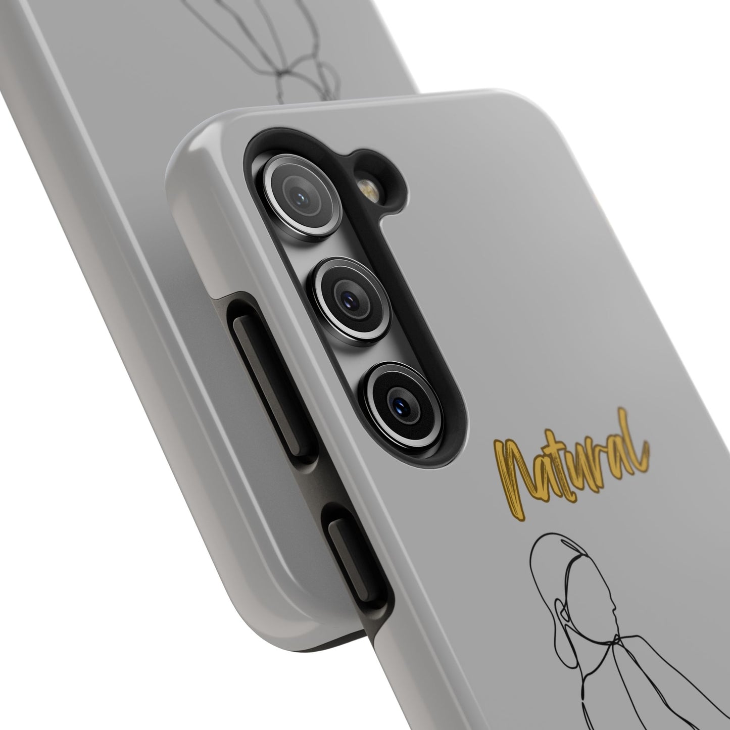 Natural Woman Hands Free (BL)Tough Phone Cases LIGHT GREY