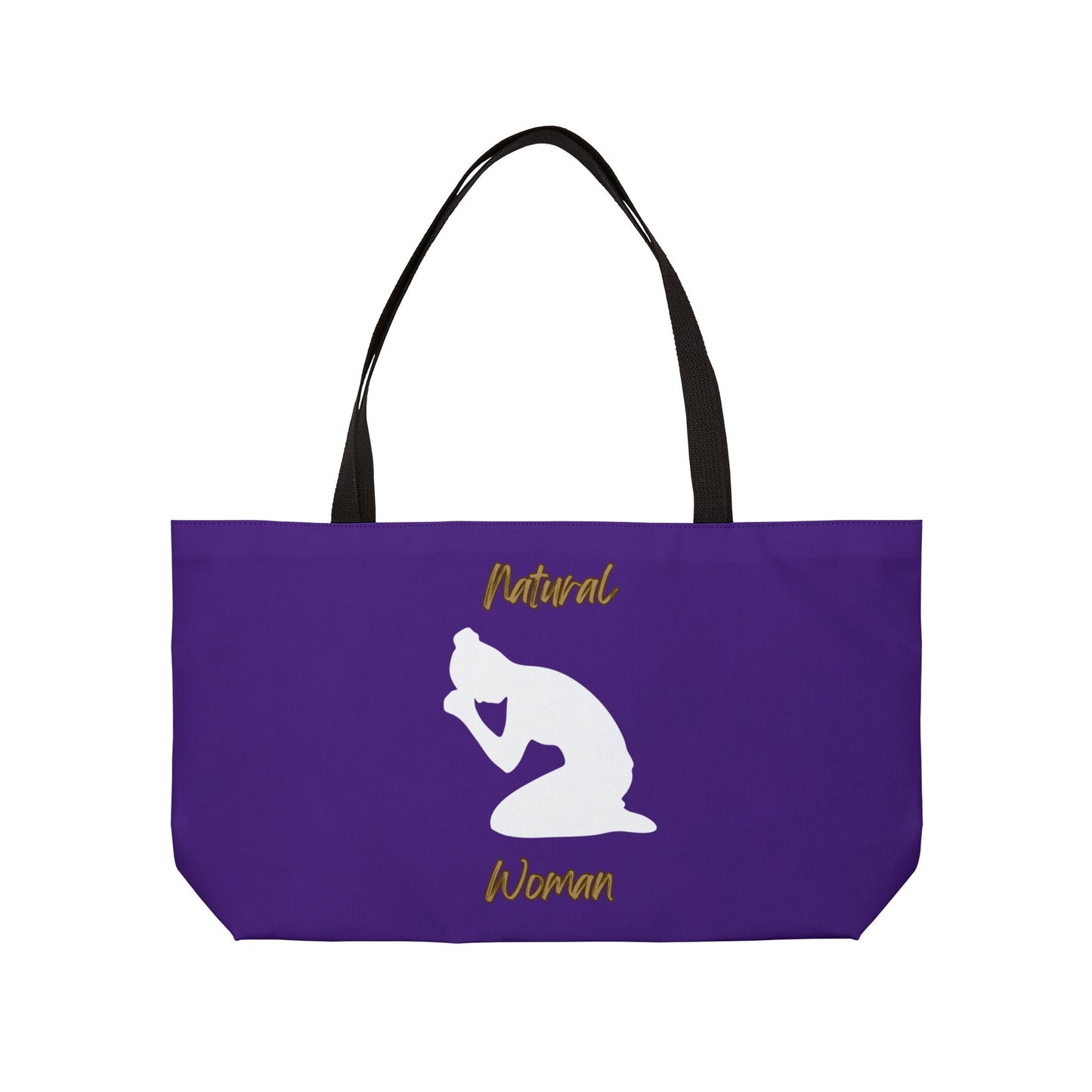 Natural Woman Pray (WL) Weekender Tote Bag PURPLE