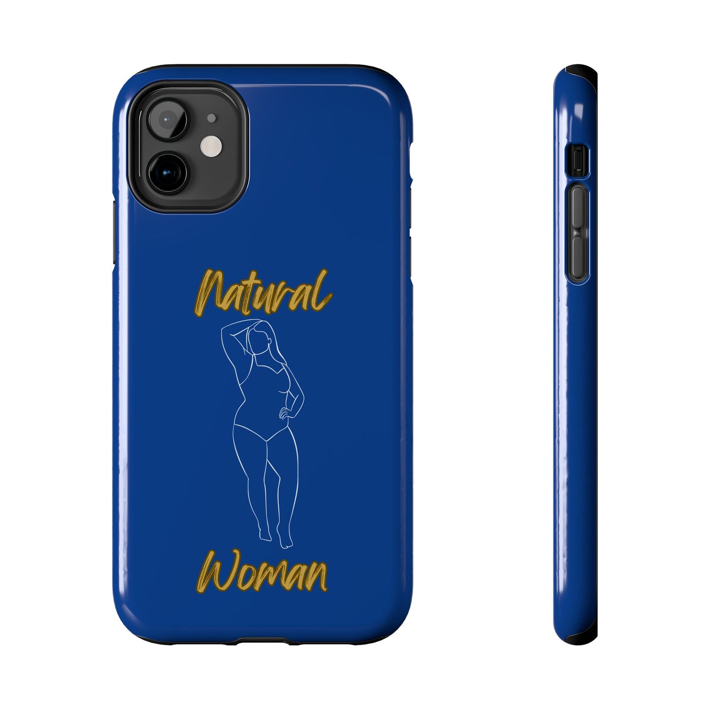 Natural Woman Looking Good (WL)Tough Phone Cases DARK BLUE