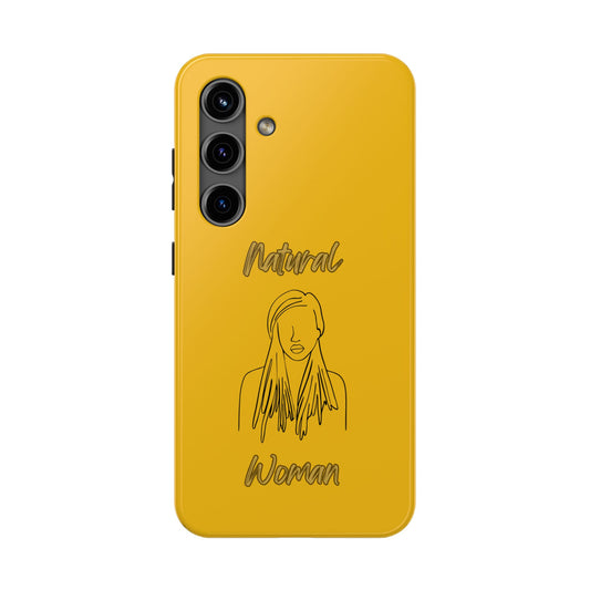 Natural Woman Content (BL)Tough Phone Cases YELLOW
