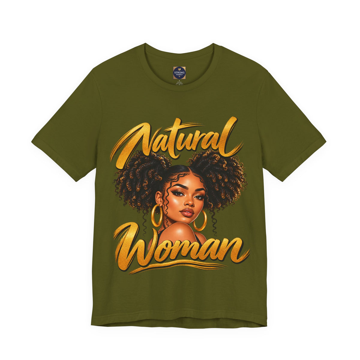 Natural Woman "Twin Puffs" Graphic Tee | Women’s Inspirational T-Shirt