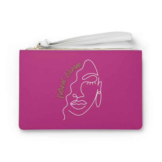 Natural Woman Half Face (WL) Clutch Bag PINK