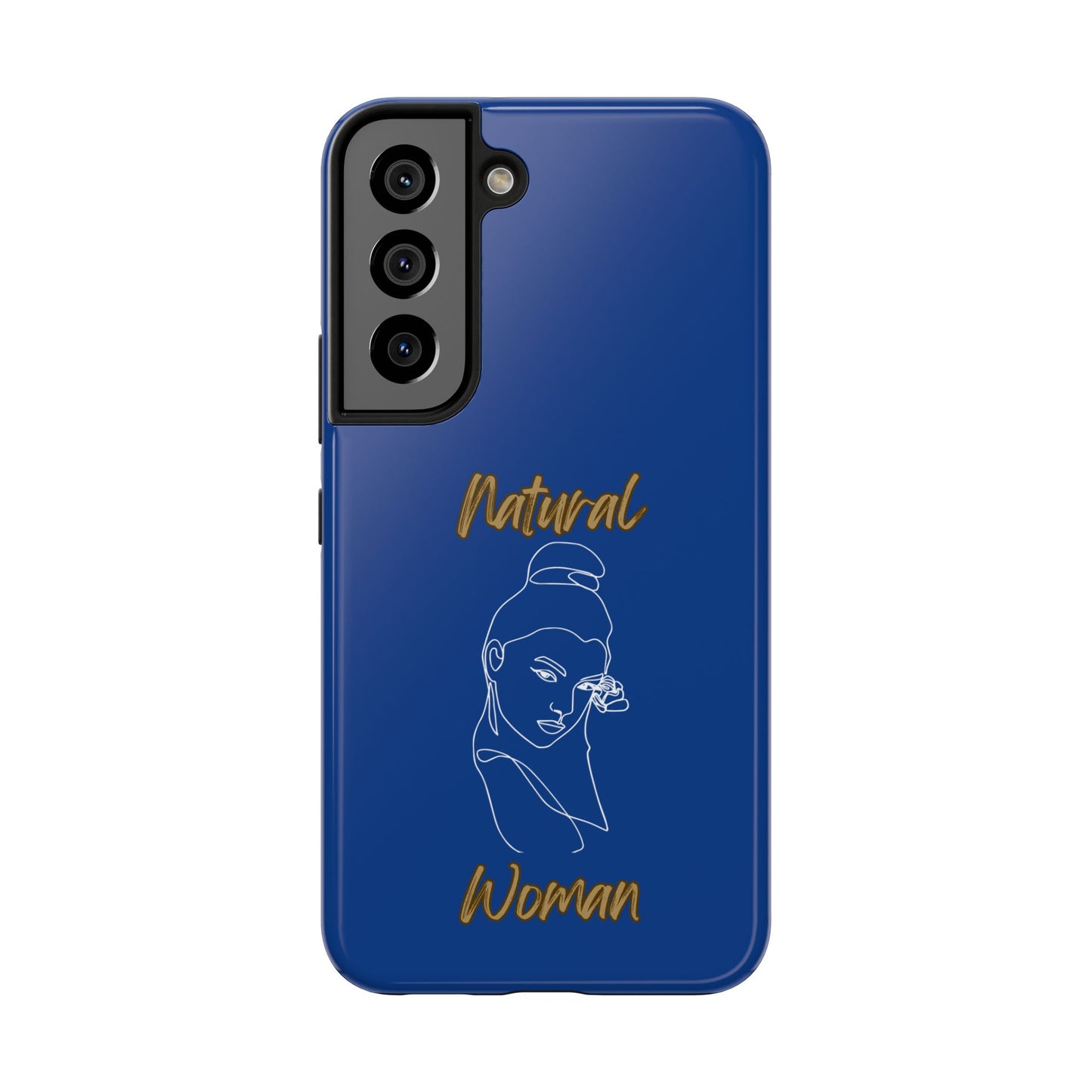 Natural Woman Sassy Bun (WL) Tough Phone Cases DARK BLUE