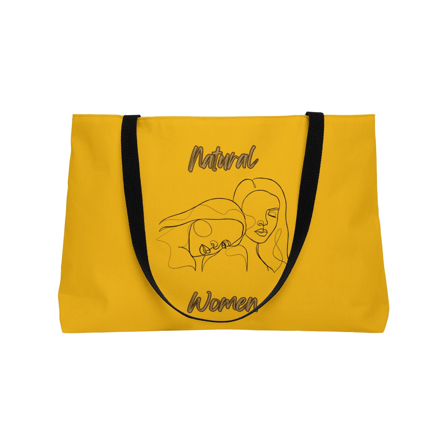 Natural Women Sisters (BL) Weekender Tote Bag YELLOW