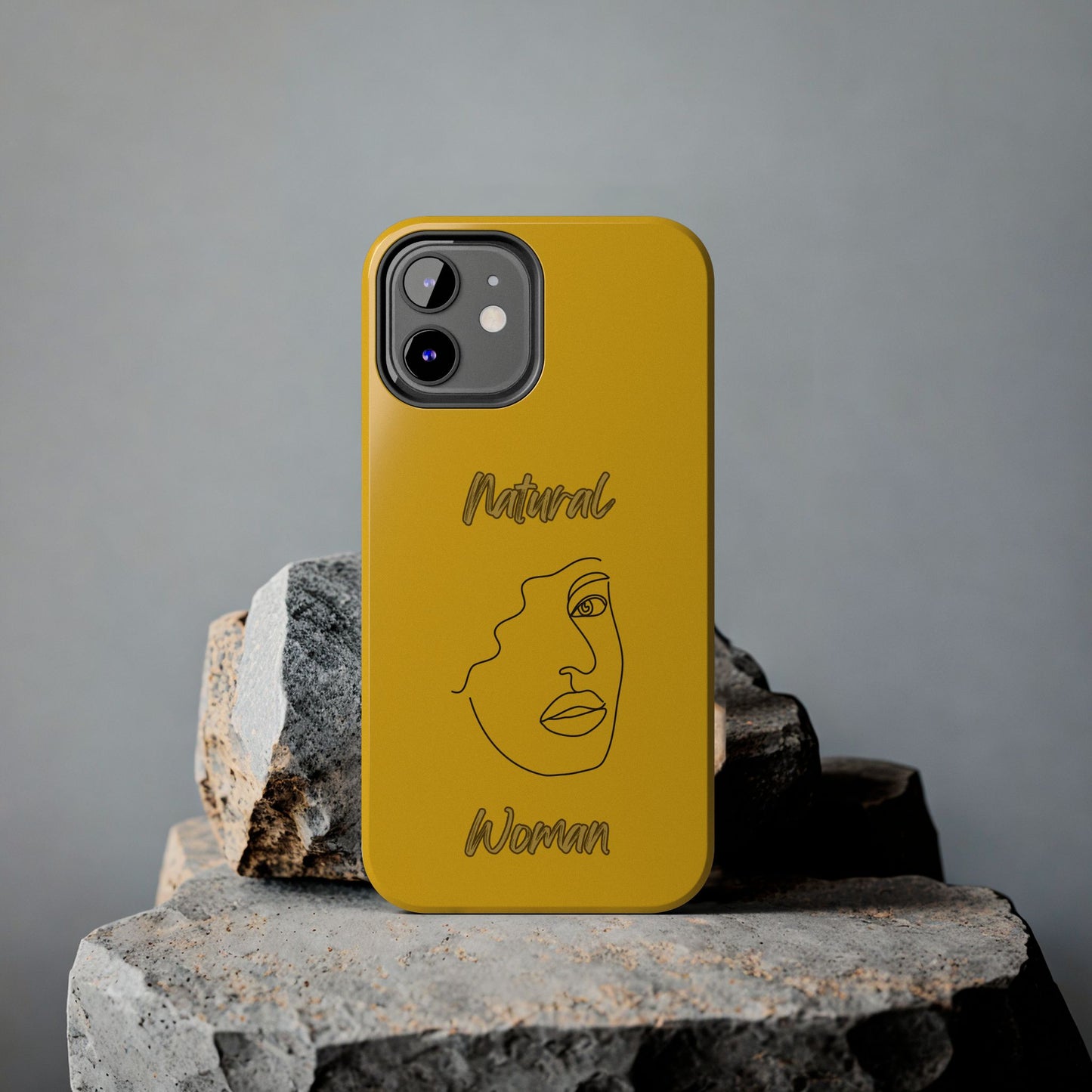 Natural Woman Peekaboo (BL)Tough Phone Cases YELLOW