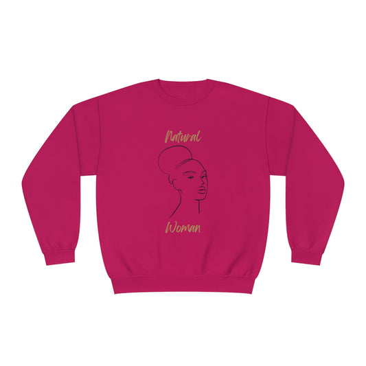 Natural Woman Hair Up (BL) Sweatshirt