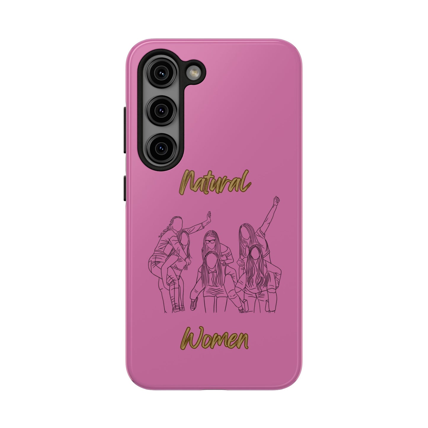 Natural Woman Piggy Back (BL)Tough Phone Cases LIGHT PINK