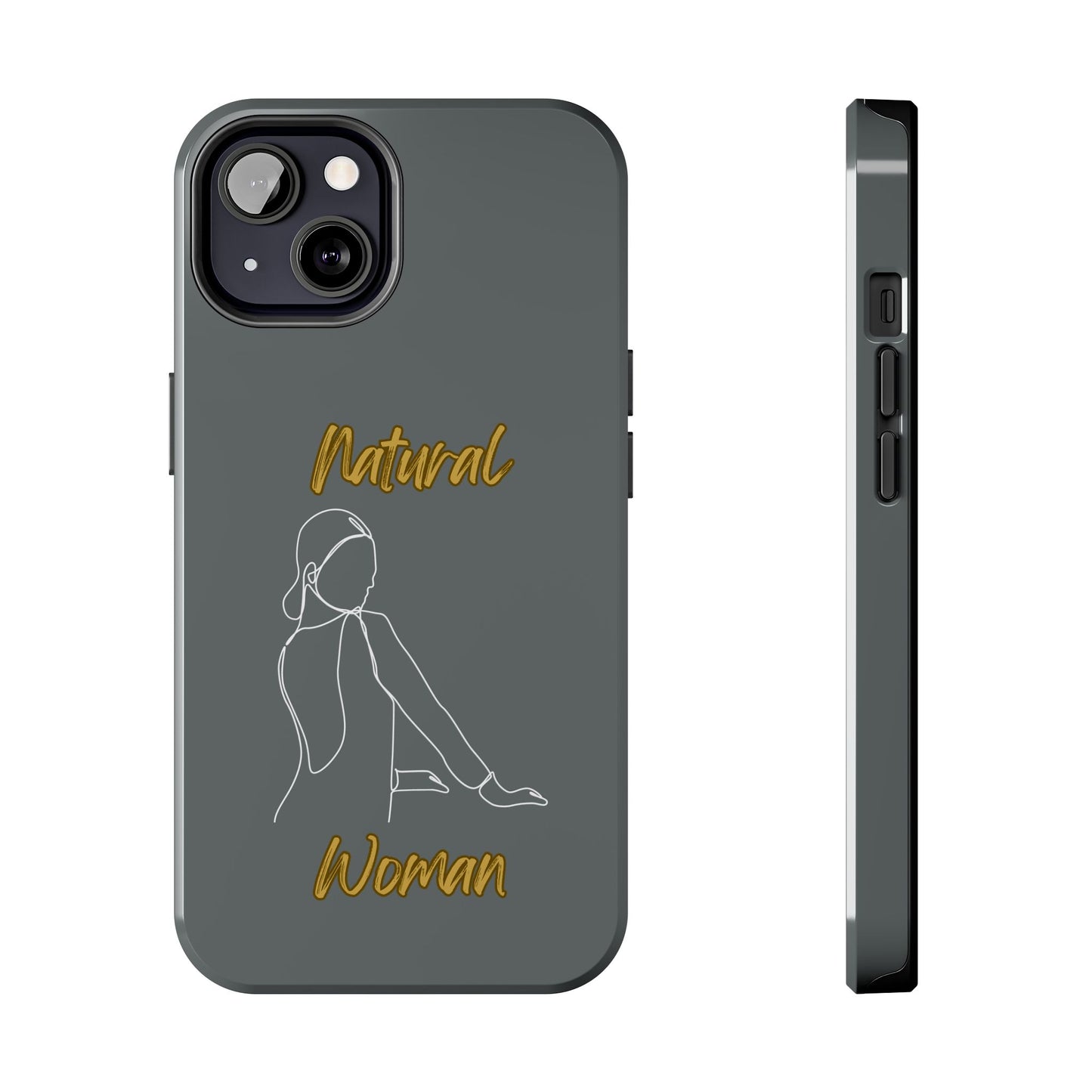 Natural Woman Hands Free (WL)Tough Phone Cases DARK GREY