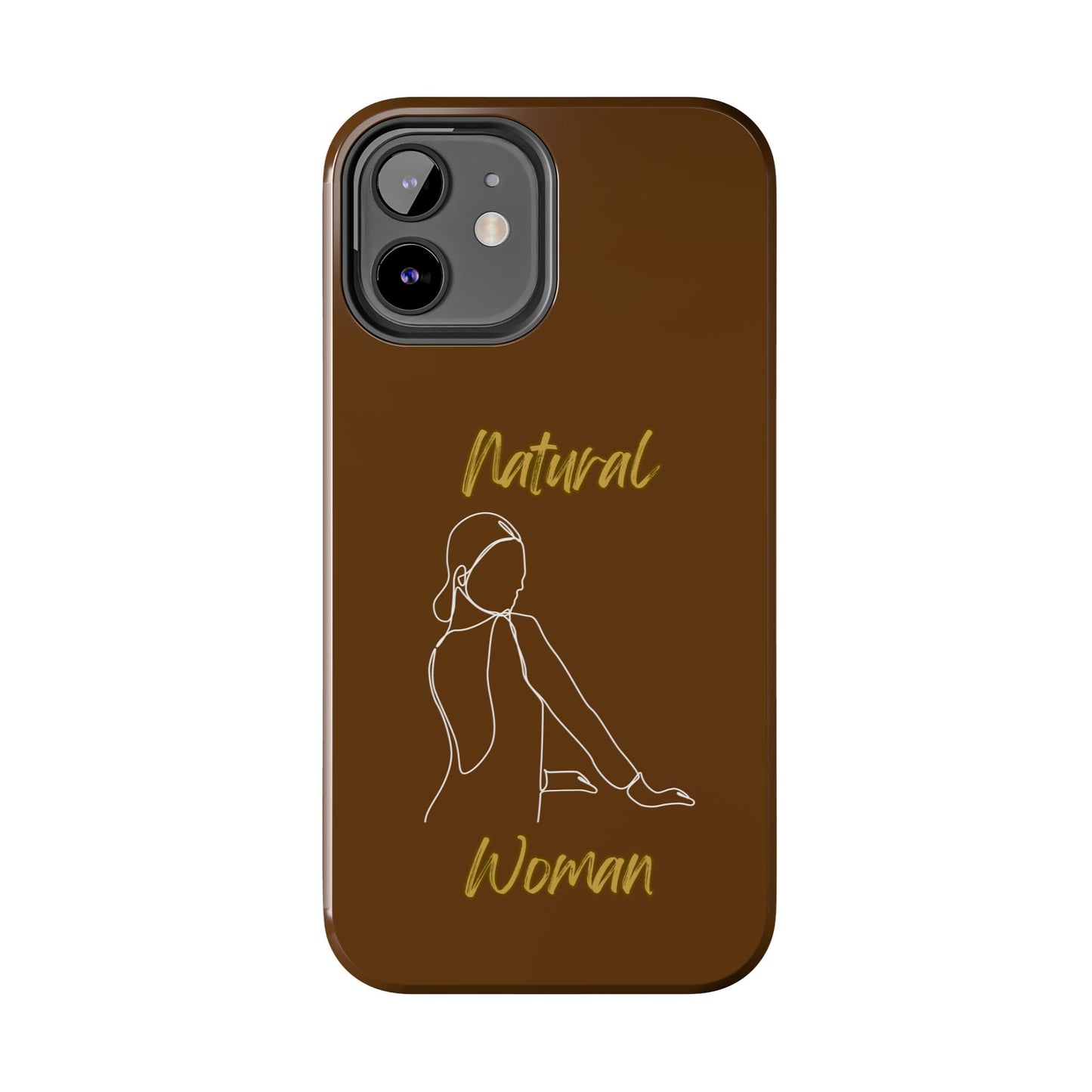 Natural Woman Hands Free (WL)Tough Phone Cases BROWN