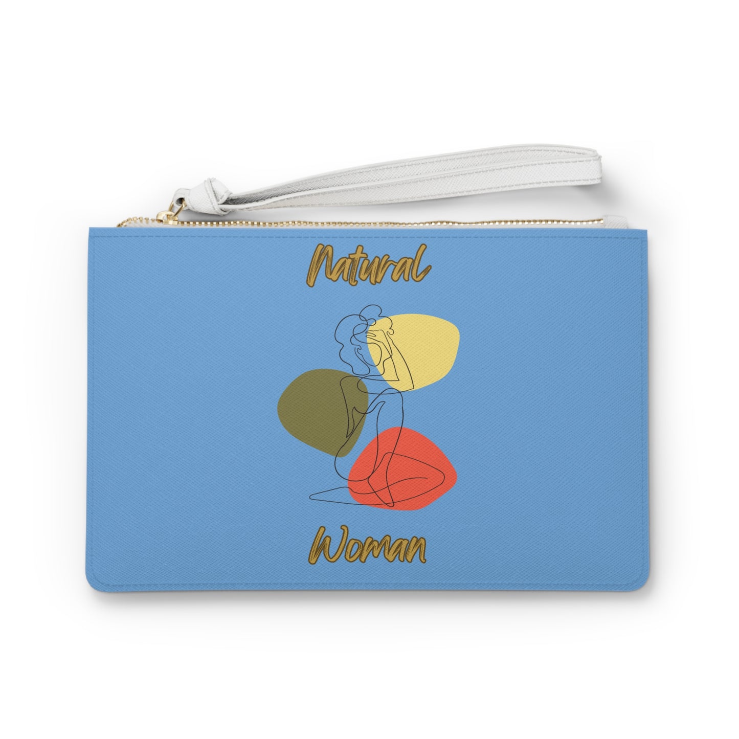 Natural Woman Colorful Pose (BL) Clutch Bag LIGHT BLUE