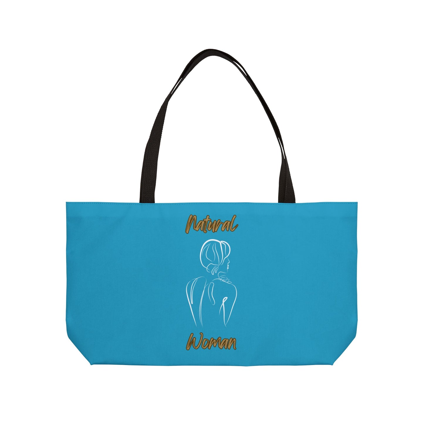 Natural Woman Back (WL) Weekender Tote Bag TURQUOISE
