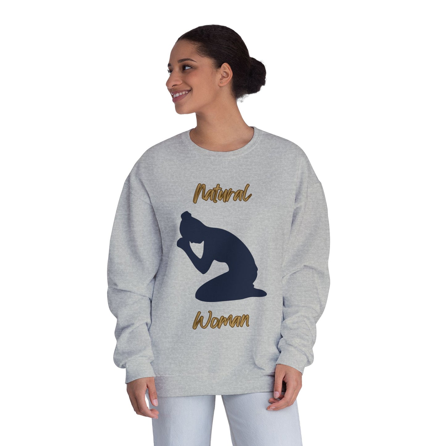 Natural Woman Pray (BL) Crewneck Sweatshirt