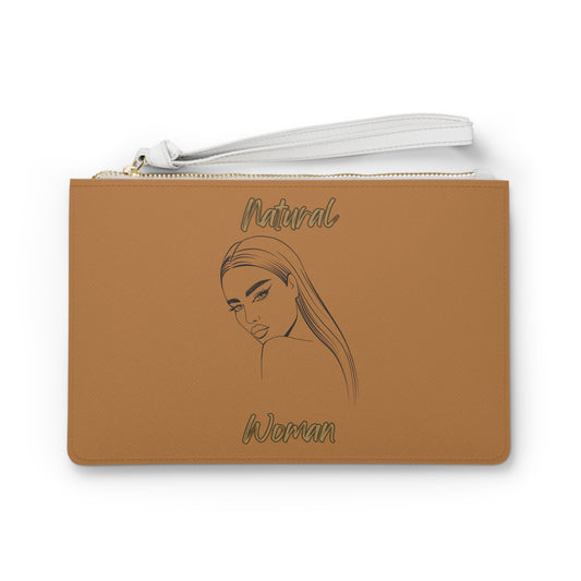 Natural Woman The Stare (BL) Clutch Bag LIGHT BROWN