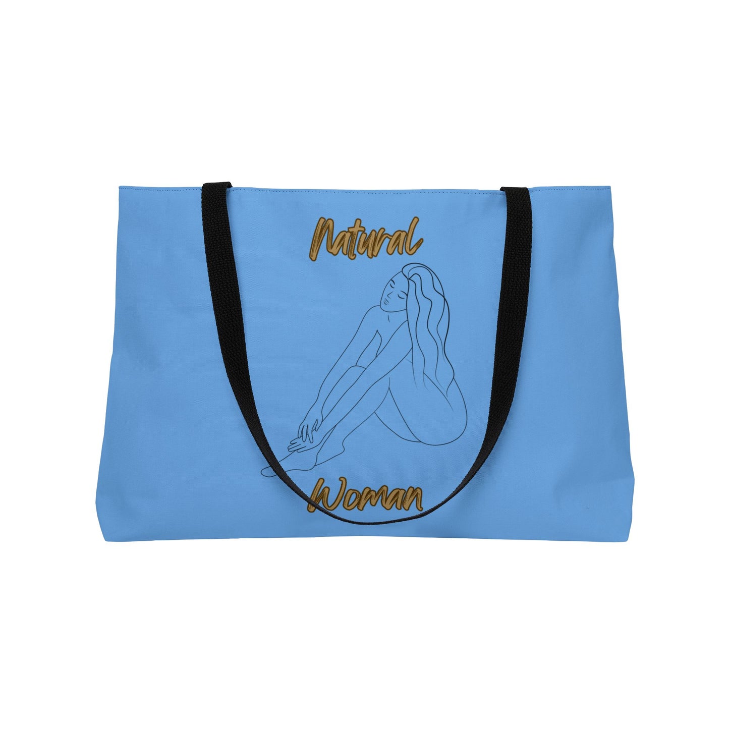 Natural Woman Beauty (BL) Weekender Tote Bag LIGHT BLUE