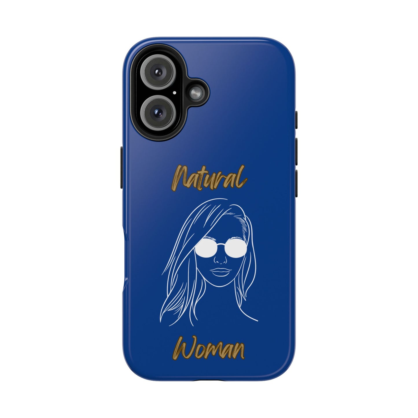 Natural Woman Shades (WL)Tough Phone Cases DARK BLUE