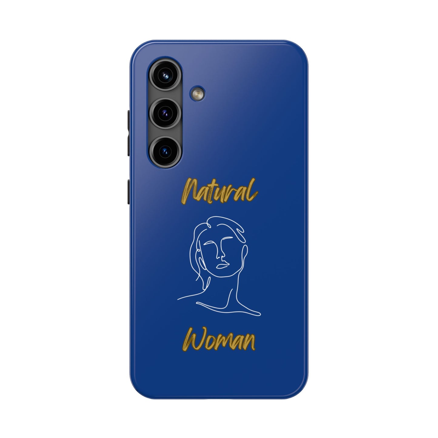 Natural Woman Hello (WL)Tough Phone Cases DARK BLUE
