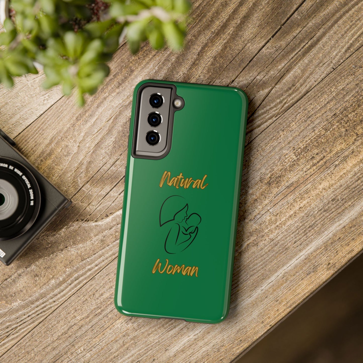 Natural Woman Long Awaited (BL)Tough Phone Cases DARK GREEN