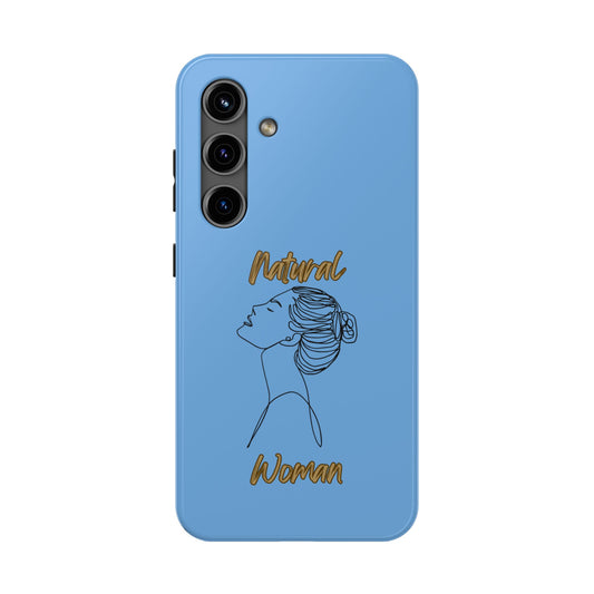 Natural Woman Wet Bun (BL) Tough Phone Cases LIGHT BLUE
