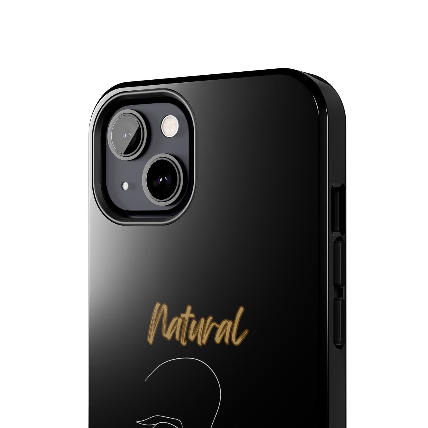 Natural Woman Looking (WL) Tough Phone Cases BLACK