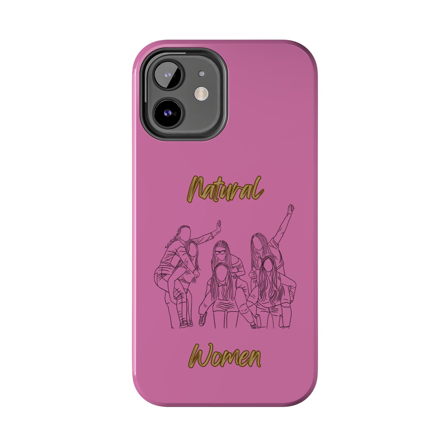 Natural Woman Piggy Back (BL)Tough Phone Cases LIGHT PINK