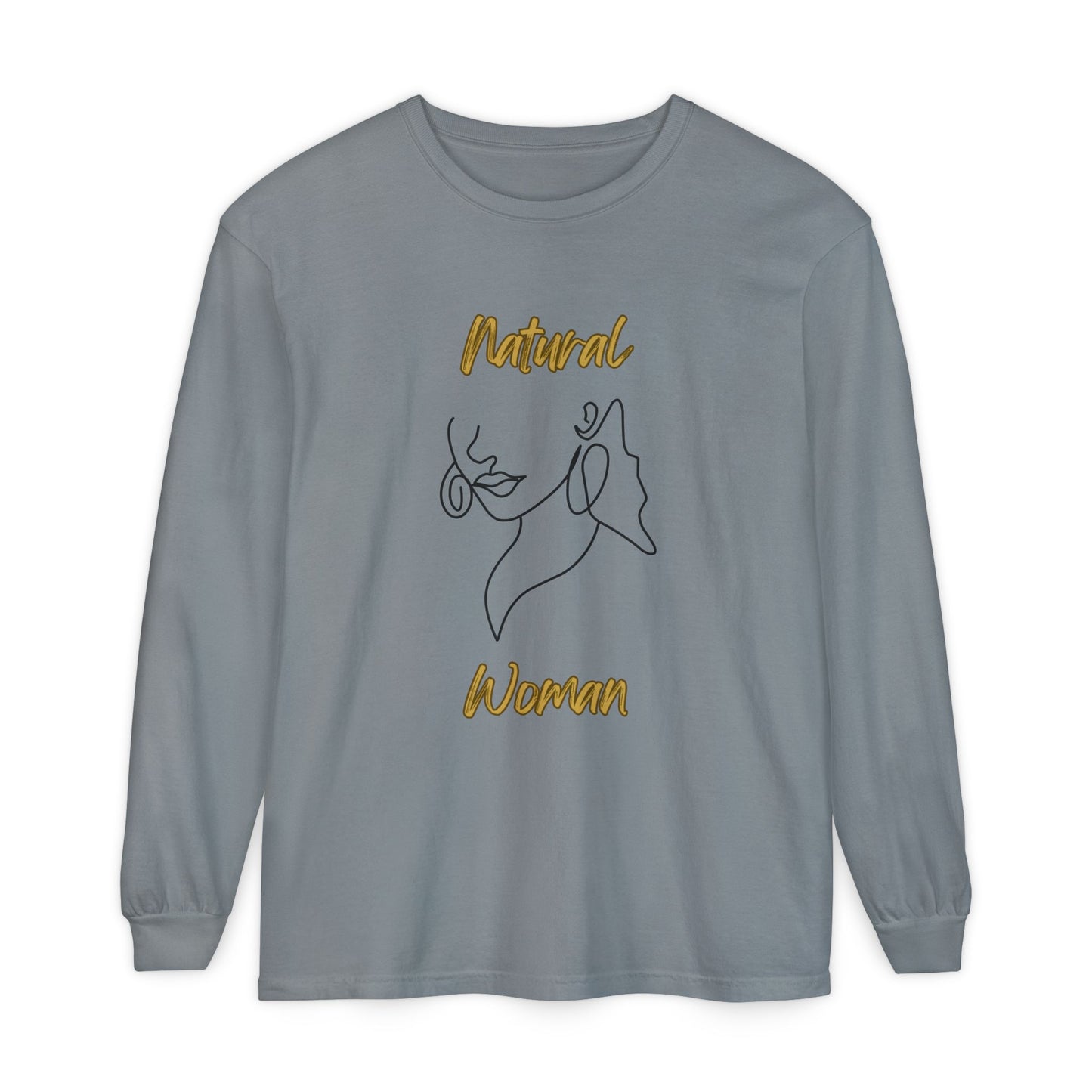 Natural Woman Lips (BL) Long Sleeve T-Shirt