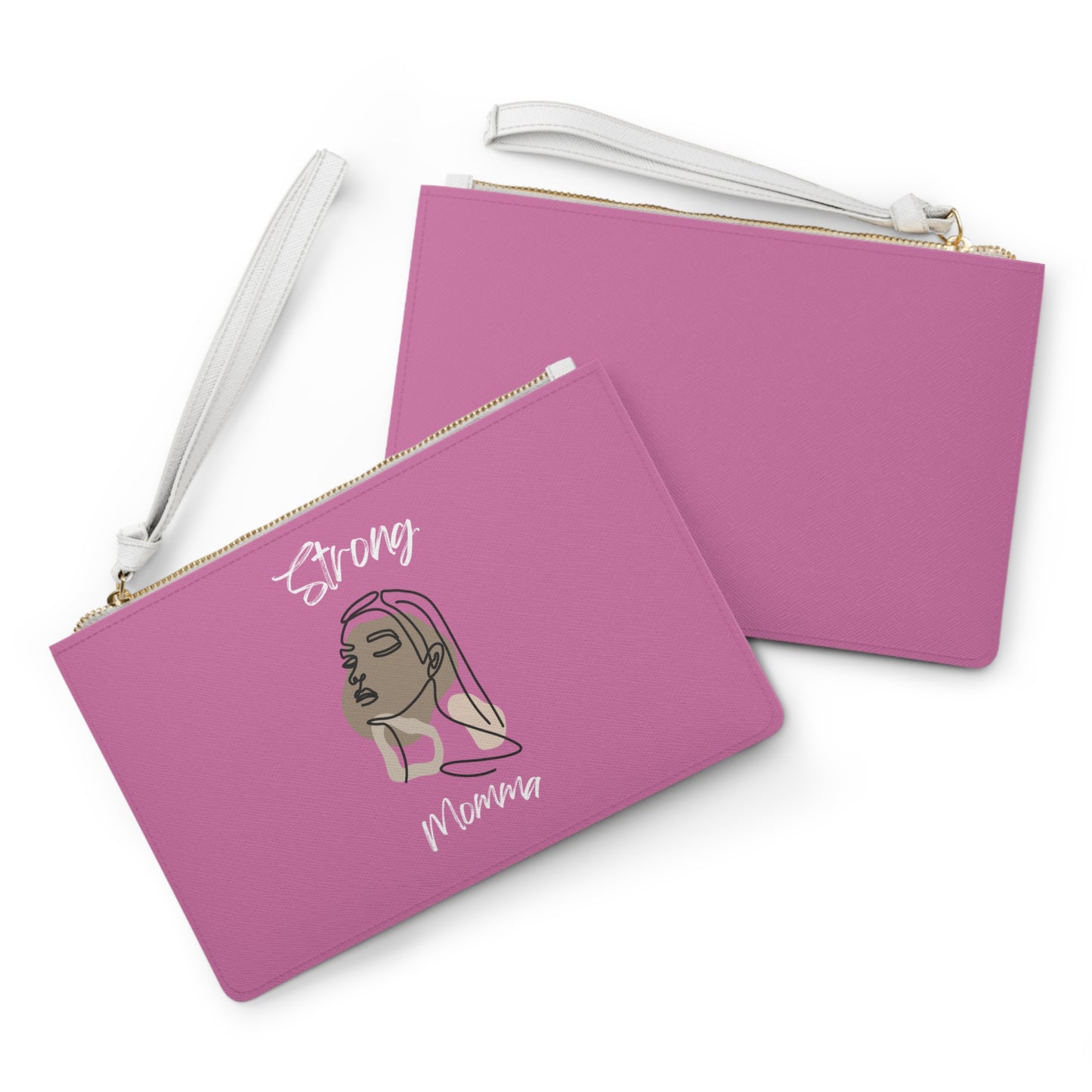 Strong Momma (WL) Clutch Bag LIGHT PINK