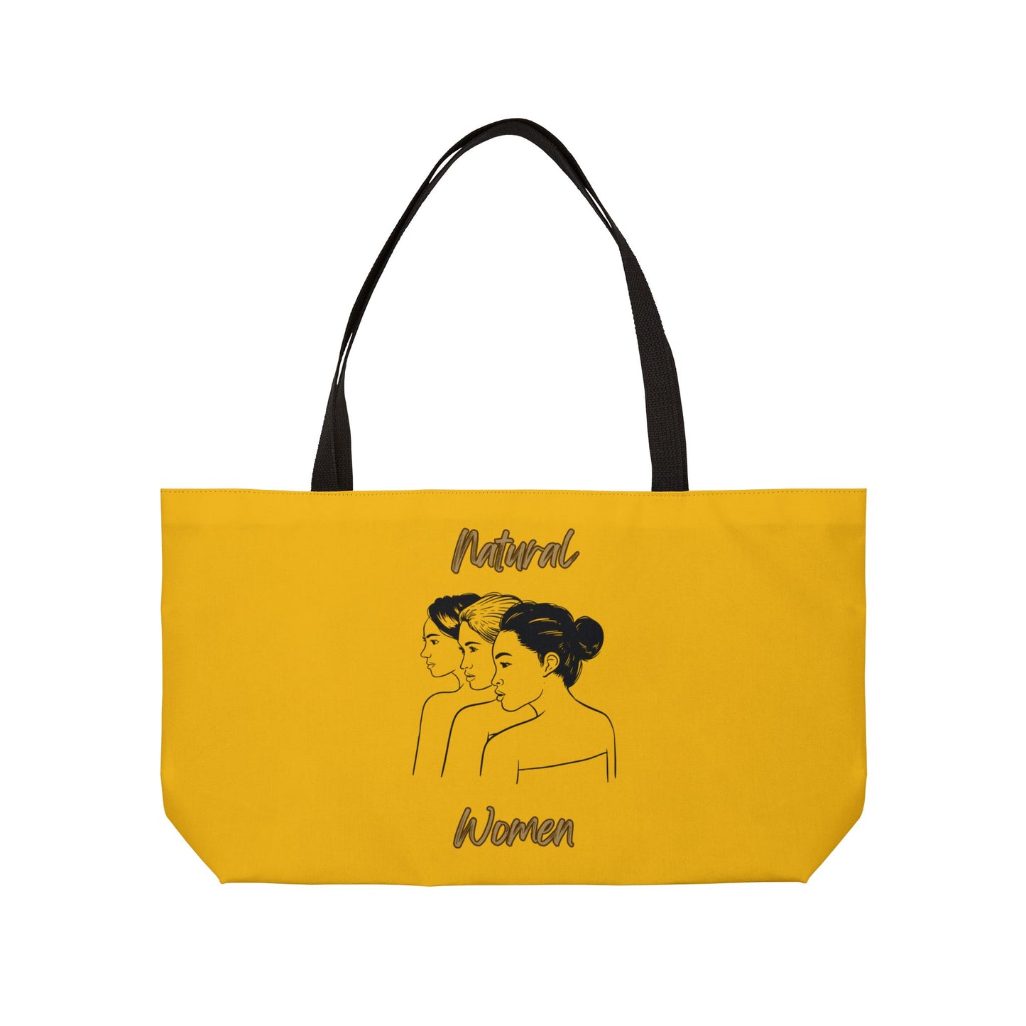 Natural Women United Friends (BL) Weekender Tote Bag YELLOW