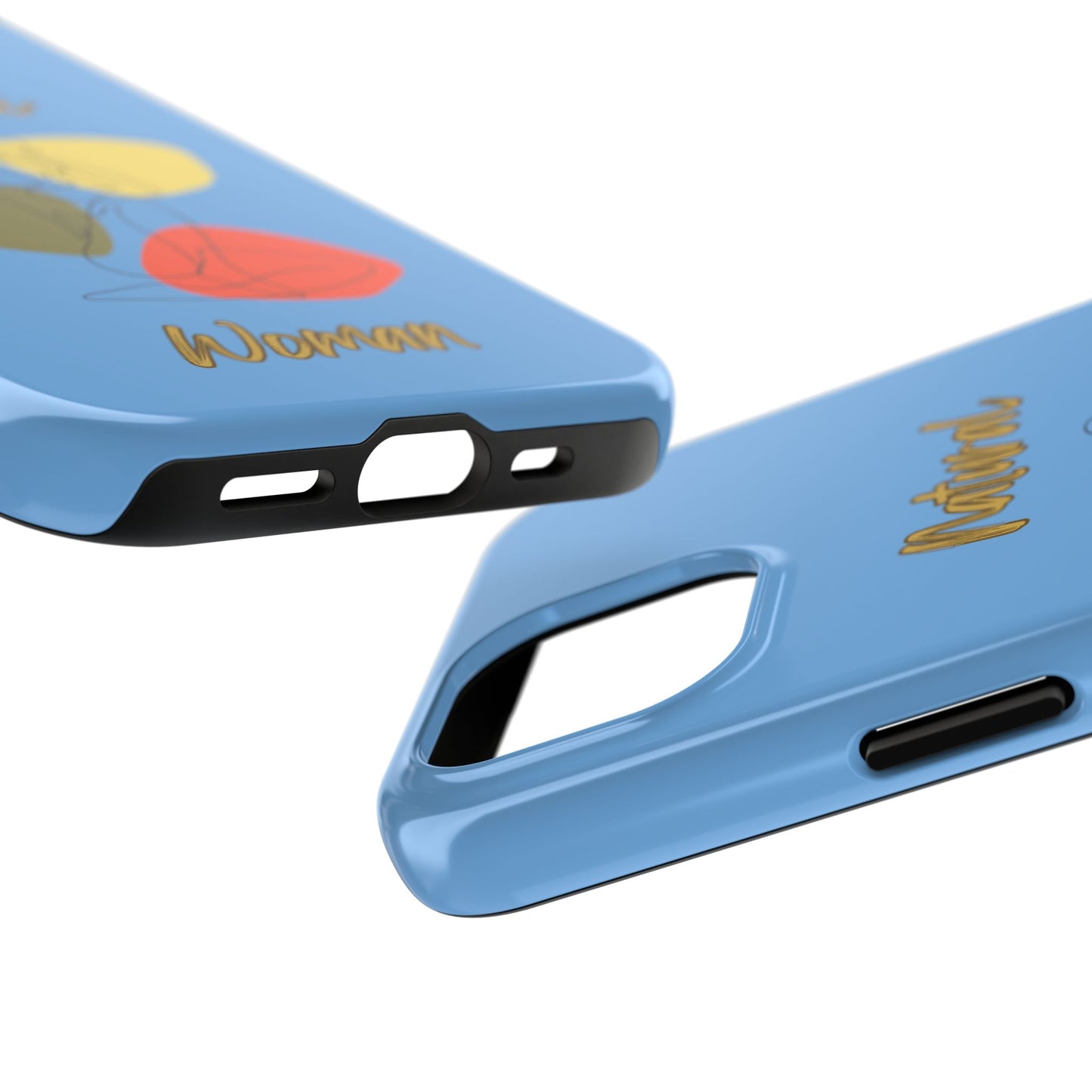 Natural Woman Colorful Pose (BL)Tough Phone Cases LIGHT BLUE