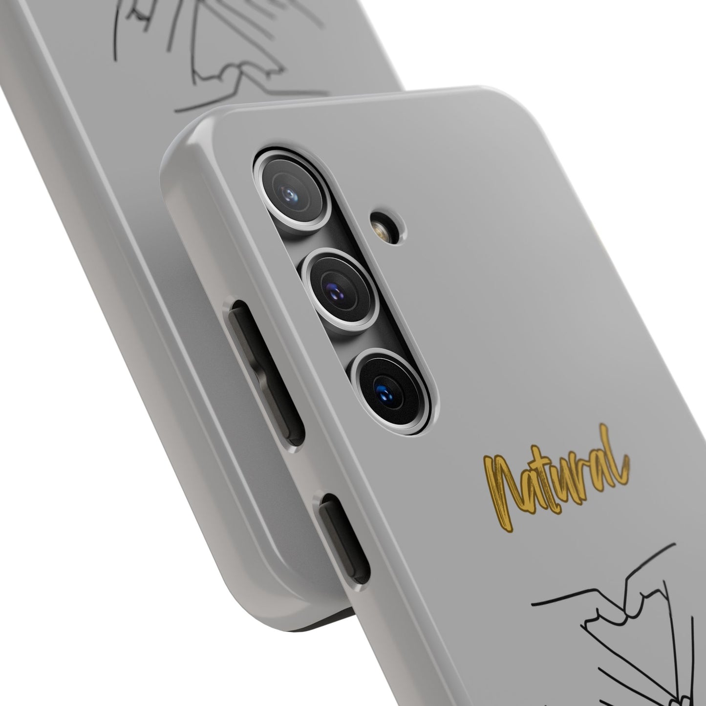 Natural Woman I Love You (BL)Tough Phone Cases LIGHT GREY