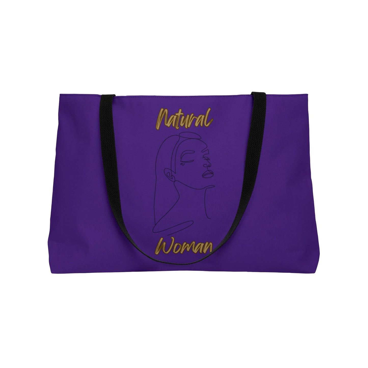 Natural Woman Calm (BL) Weekender Tote Bag PURPLE