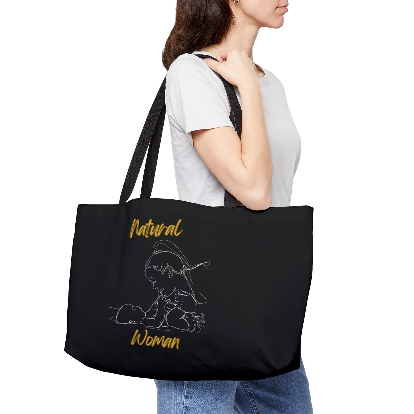 Natural Woman New Life (WL) Weekender Tote Bag BLACK