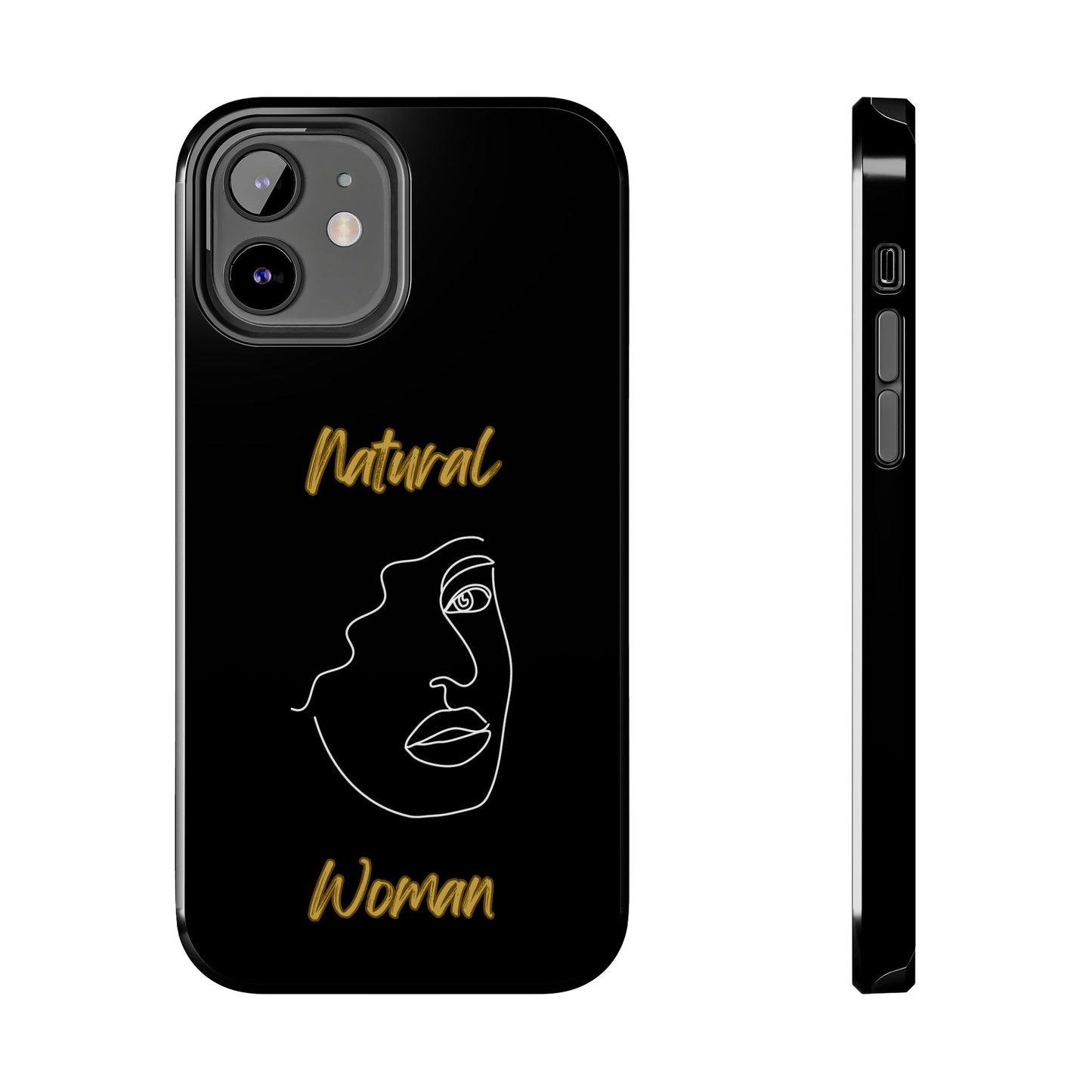 Natural Woman Peekaboo (WL)Tough Phone Cases BLACK