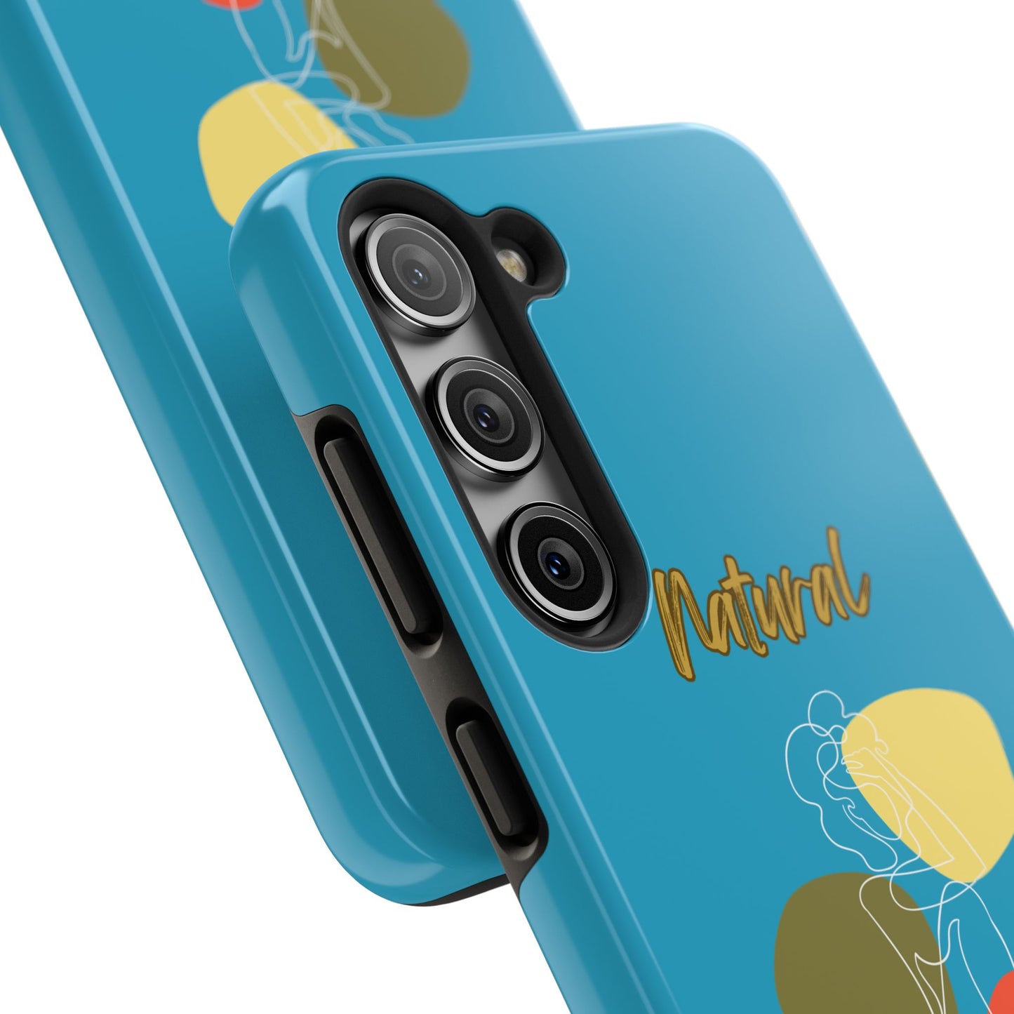 Natural Woman Colorful Pose (WL)Tough Phone Cases TURQUOISE