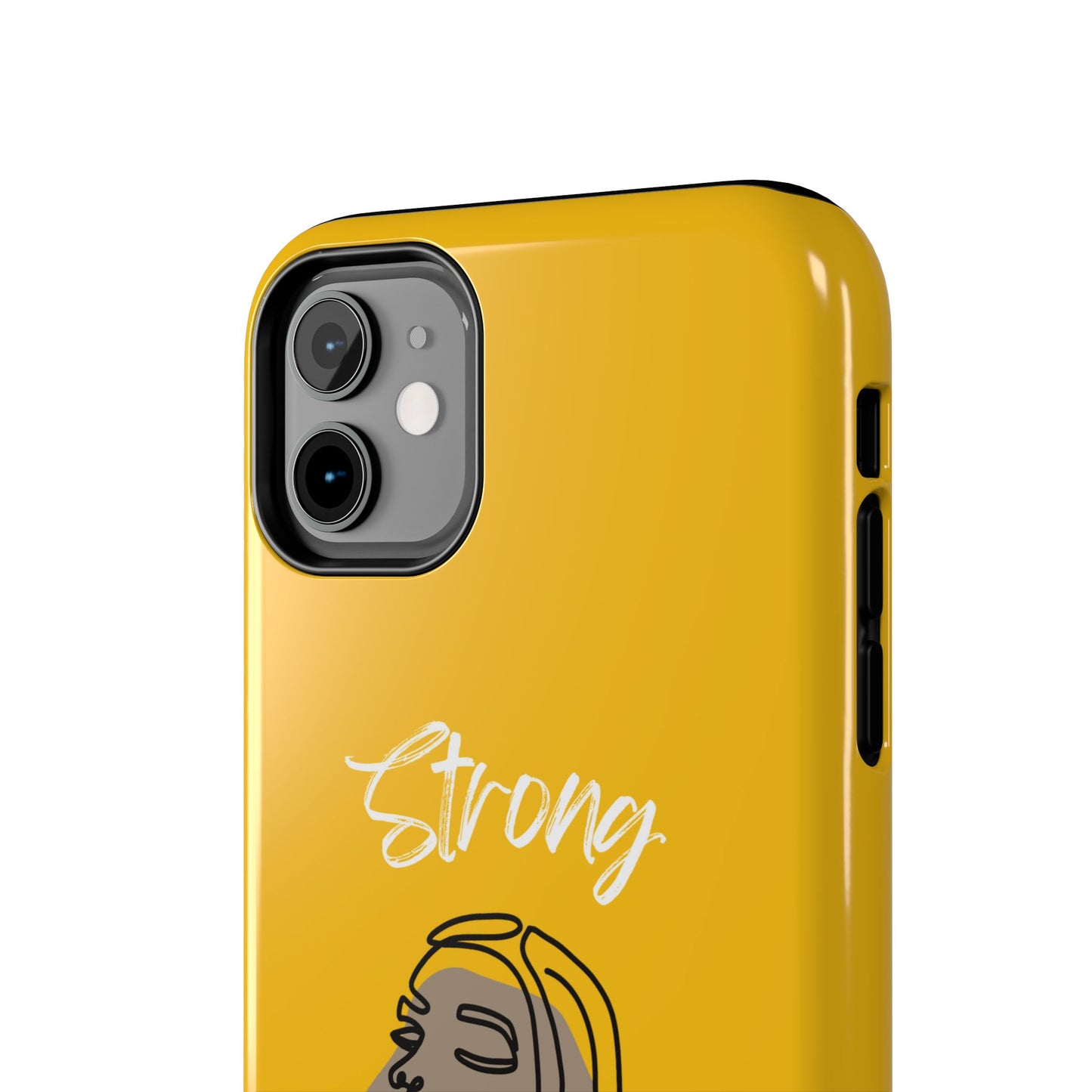 Strong Momma (WL) Tough Phone Cases YELLOW