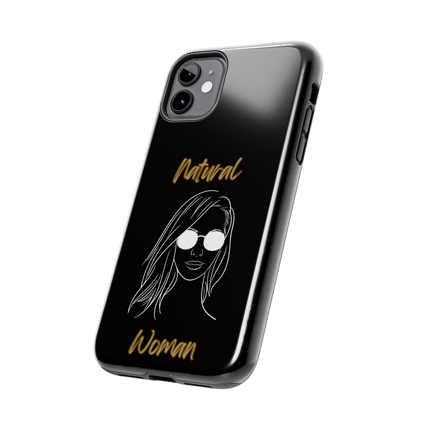 Natural Woman Shades (WL)Tough Phone Cases BLACK