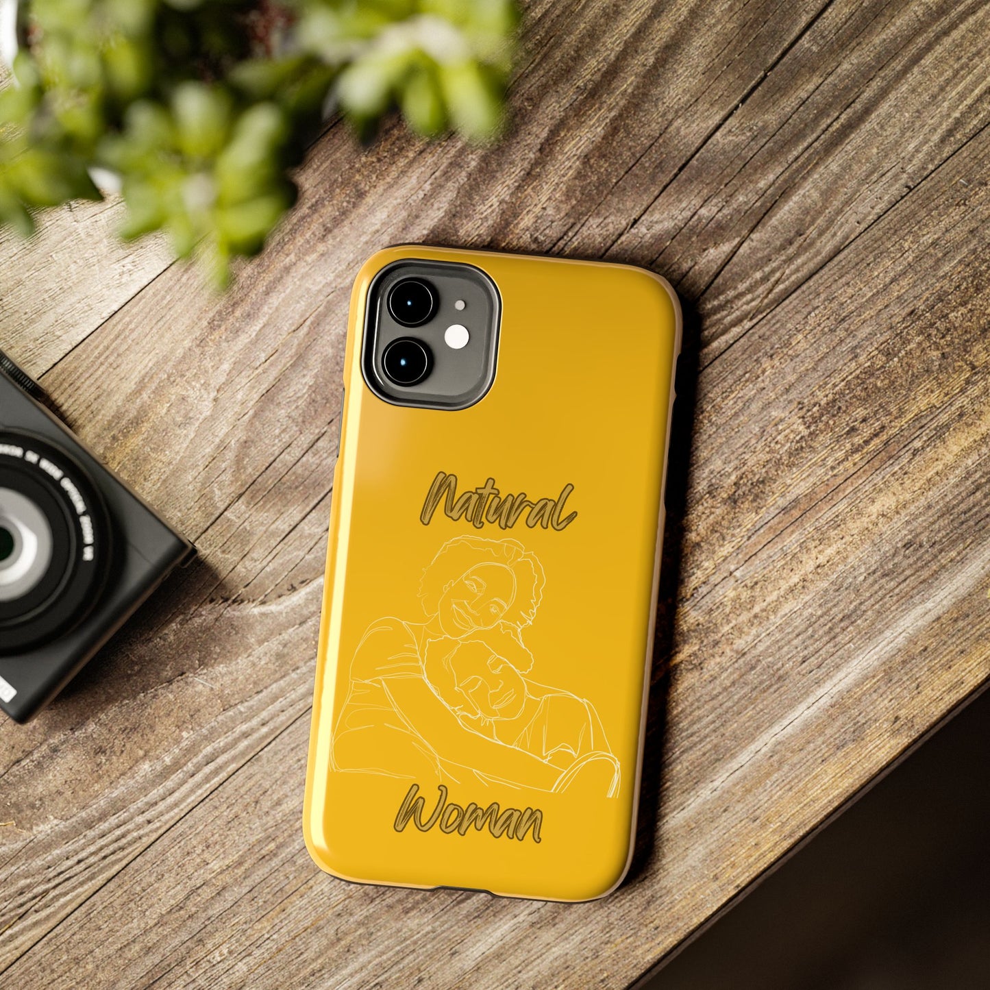 Natural Woman Loving Embrace (WL)Tough Phone Cases YELLOW