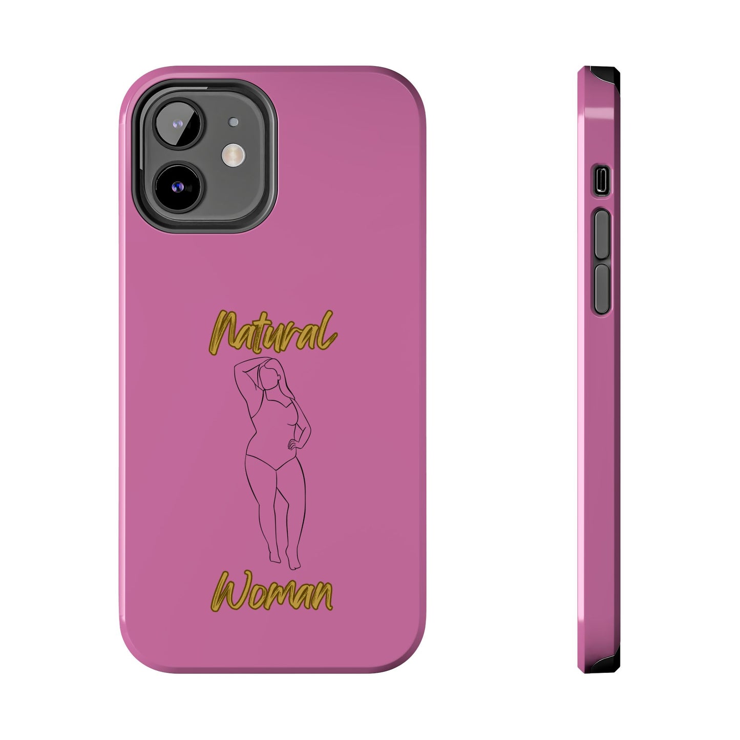 Natural Woman Looking Good (BL)Tough Phone Cases LIGHT PINK