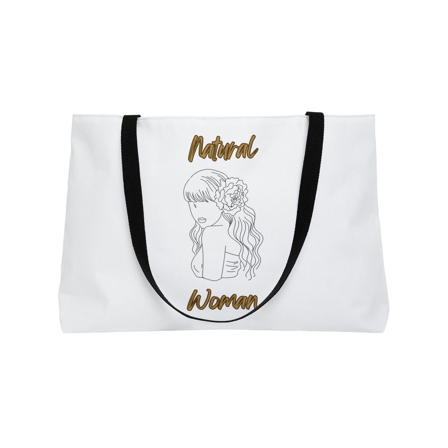 Natural Woman Newness (BL) Weekender Tote Bag WHITE