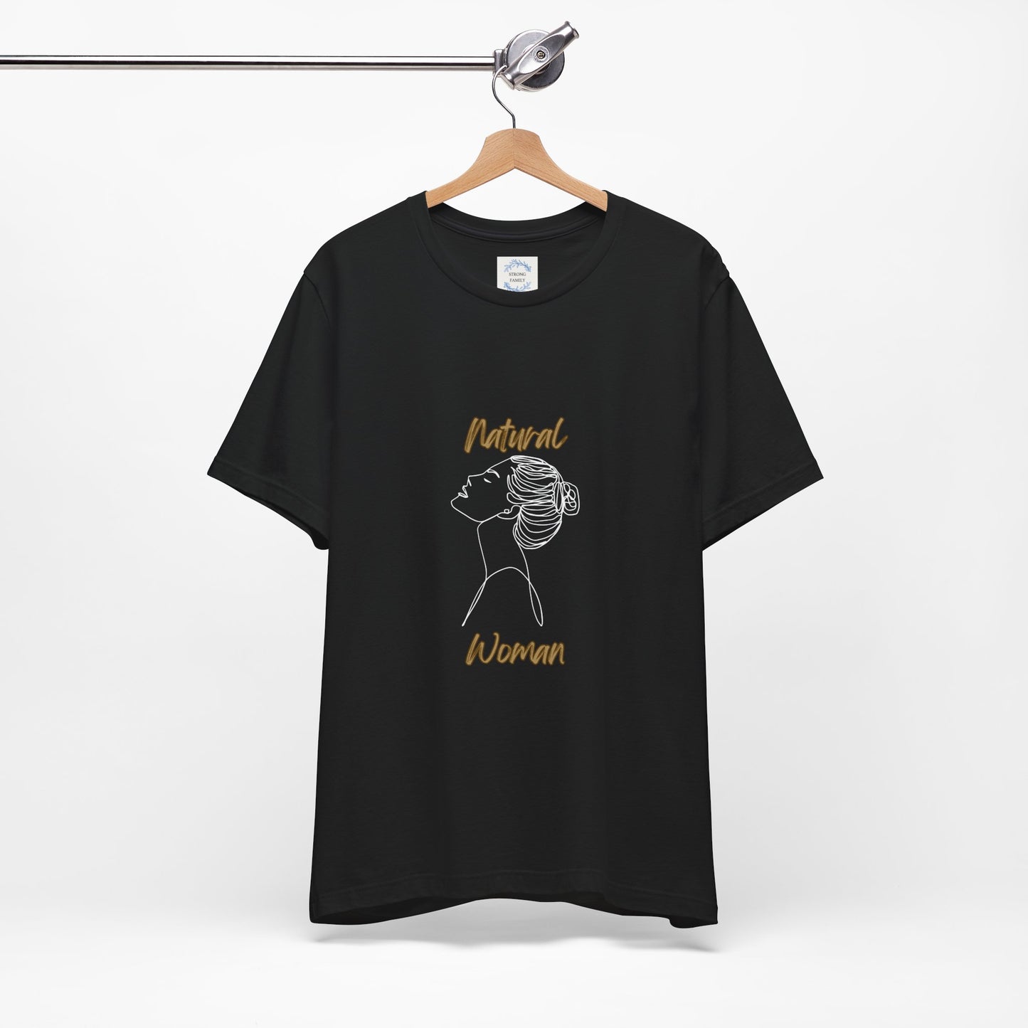 Natural Woman Wet Bun  (WL) Short Sleeve T-Shirt