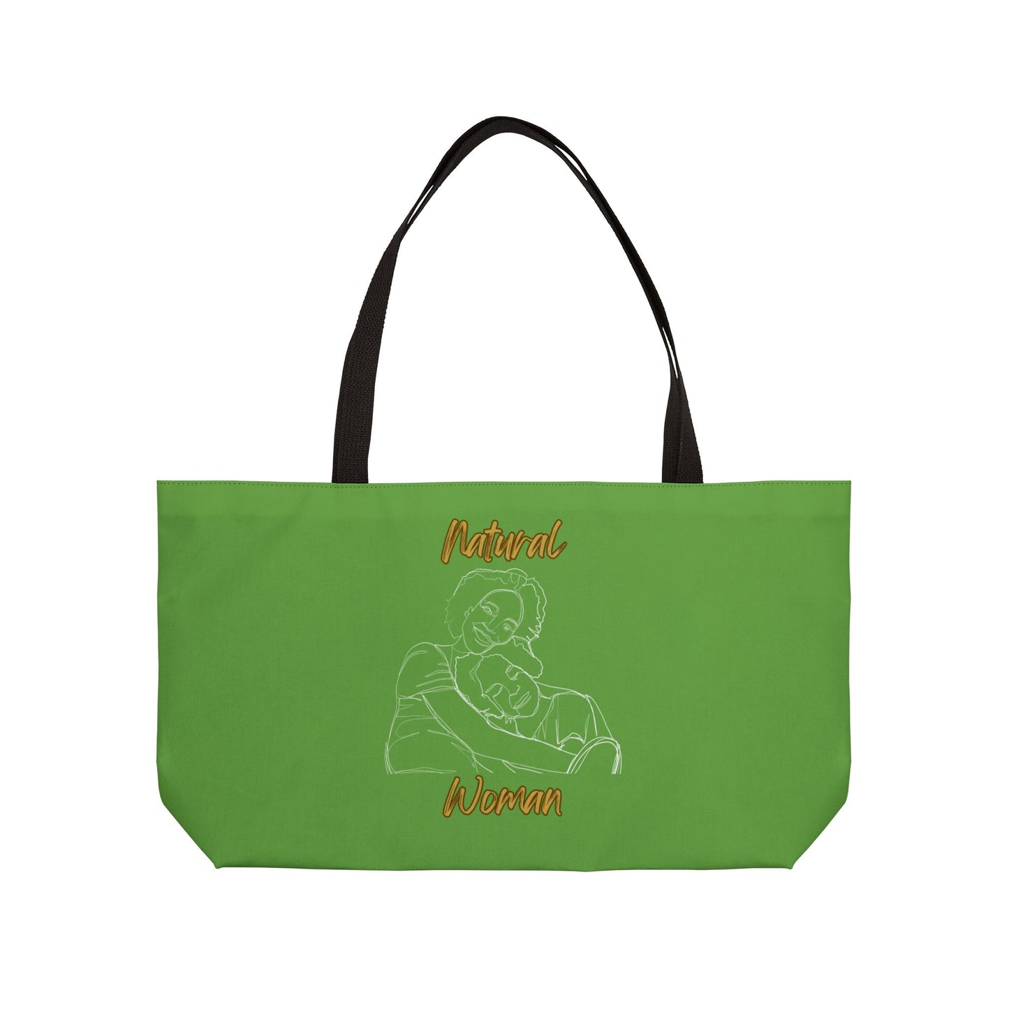 Natural Woman Loving Embrace (WL) Weekender Tote Bag GREEN