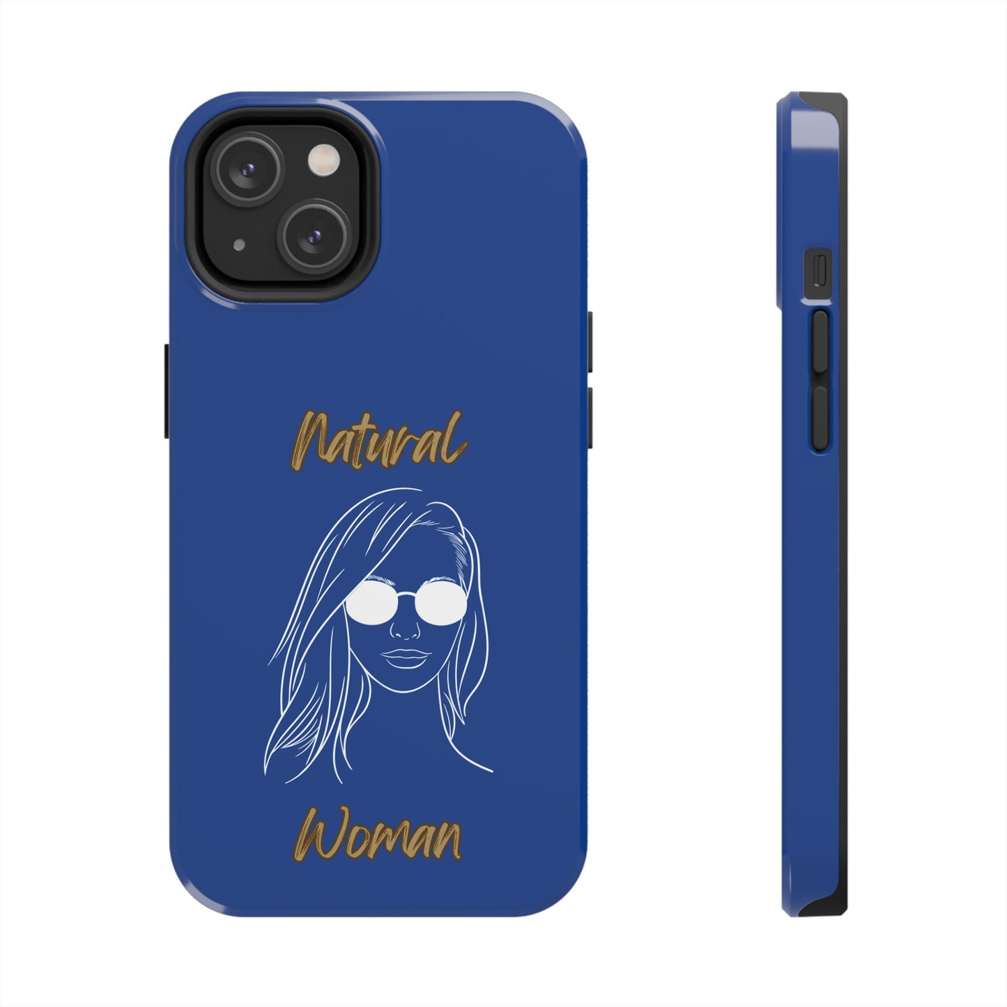 Natural Woman Shades (WL)Tough Phone Cases DARK BLUE