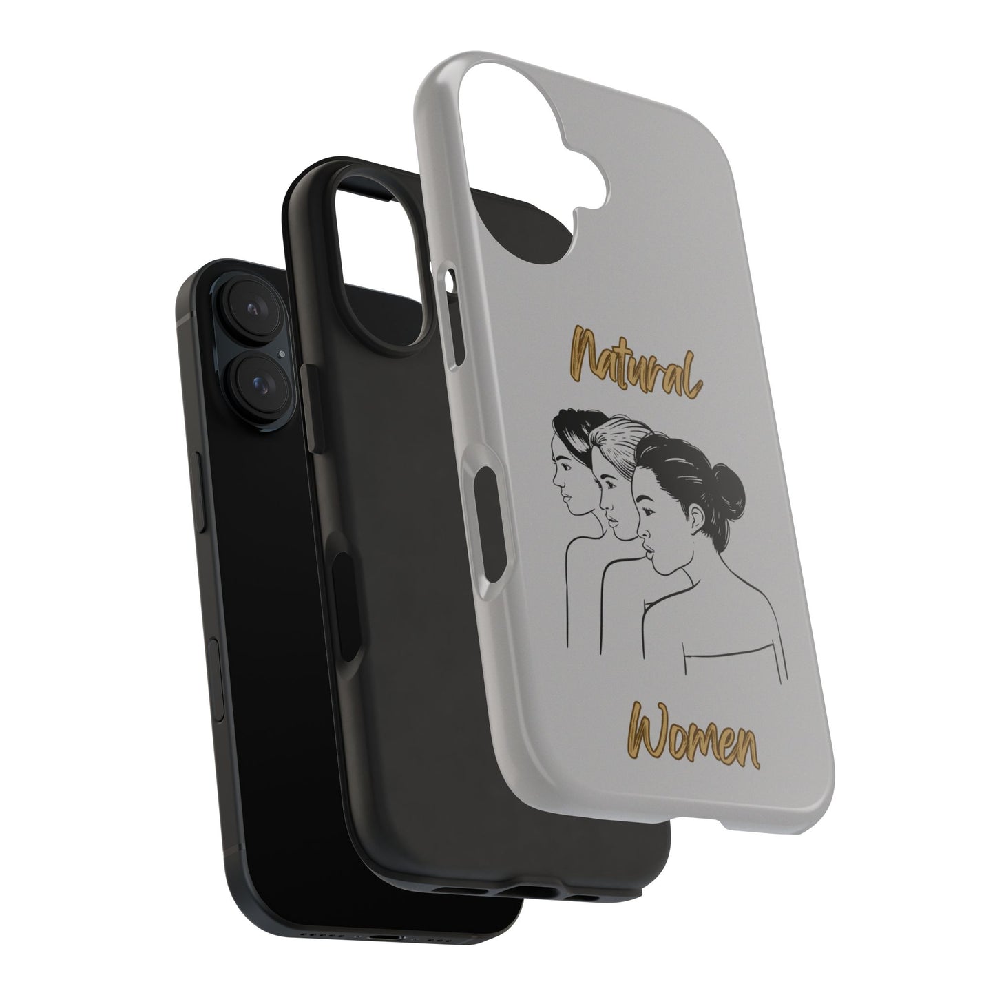 Natural Woman United Friends (BL)Tough Phone Cases LIGHT GREY