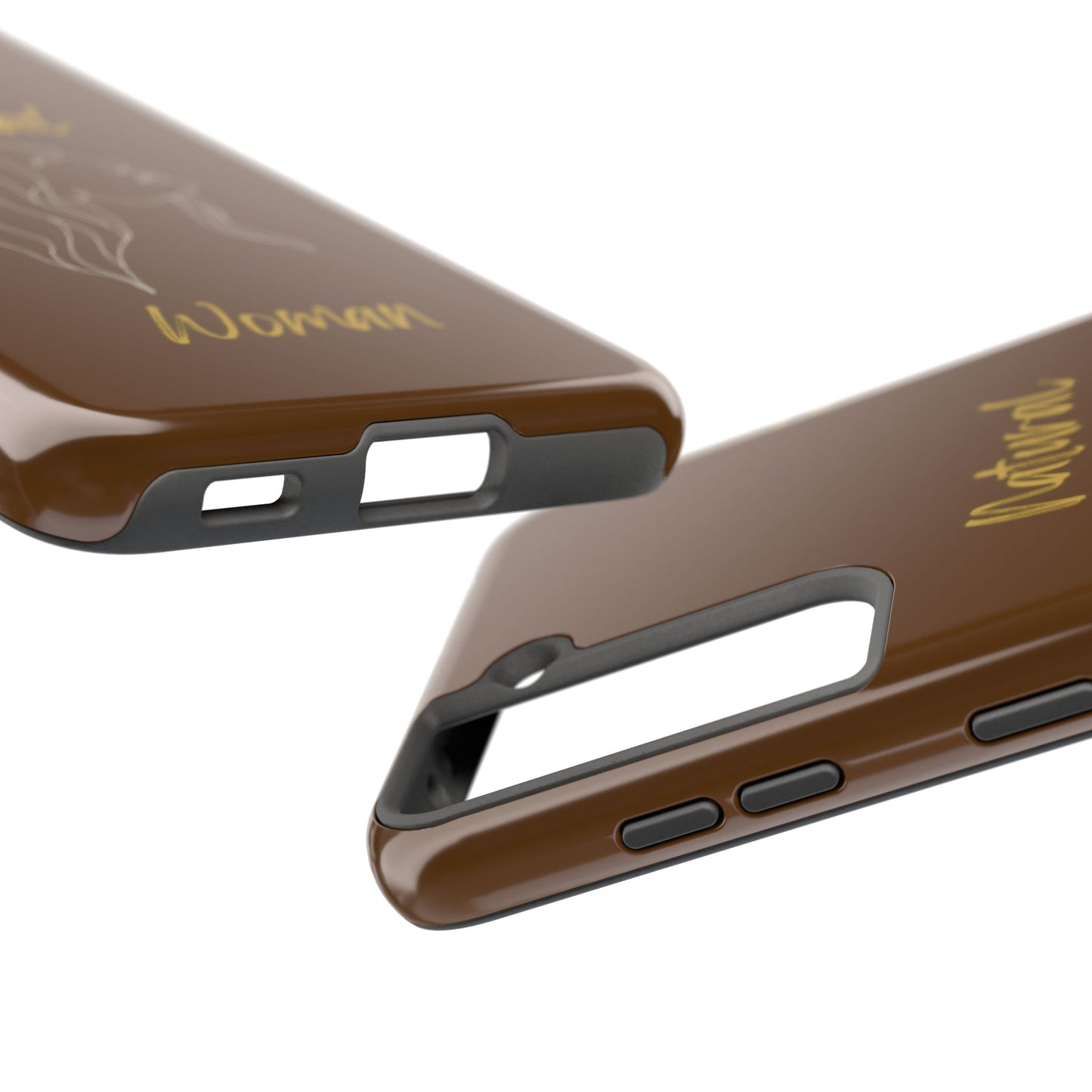 Natural Woman Breeze On Face (WL)Tough Phone Cases BROWN