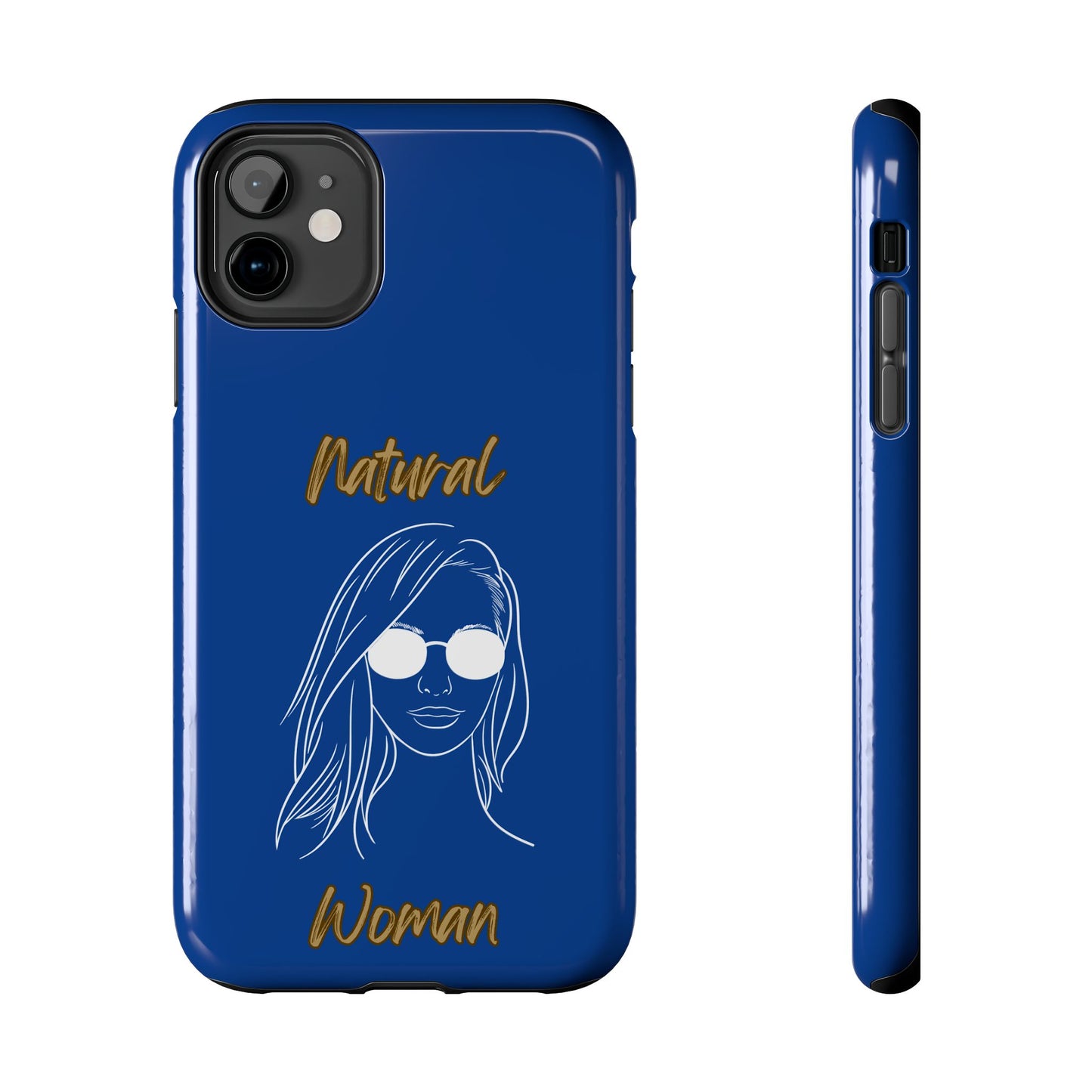 Natural Woman Shades (WL)Tough Phone Cases DARK BLUE