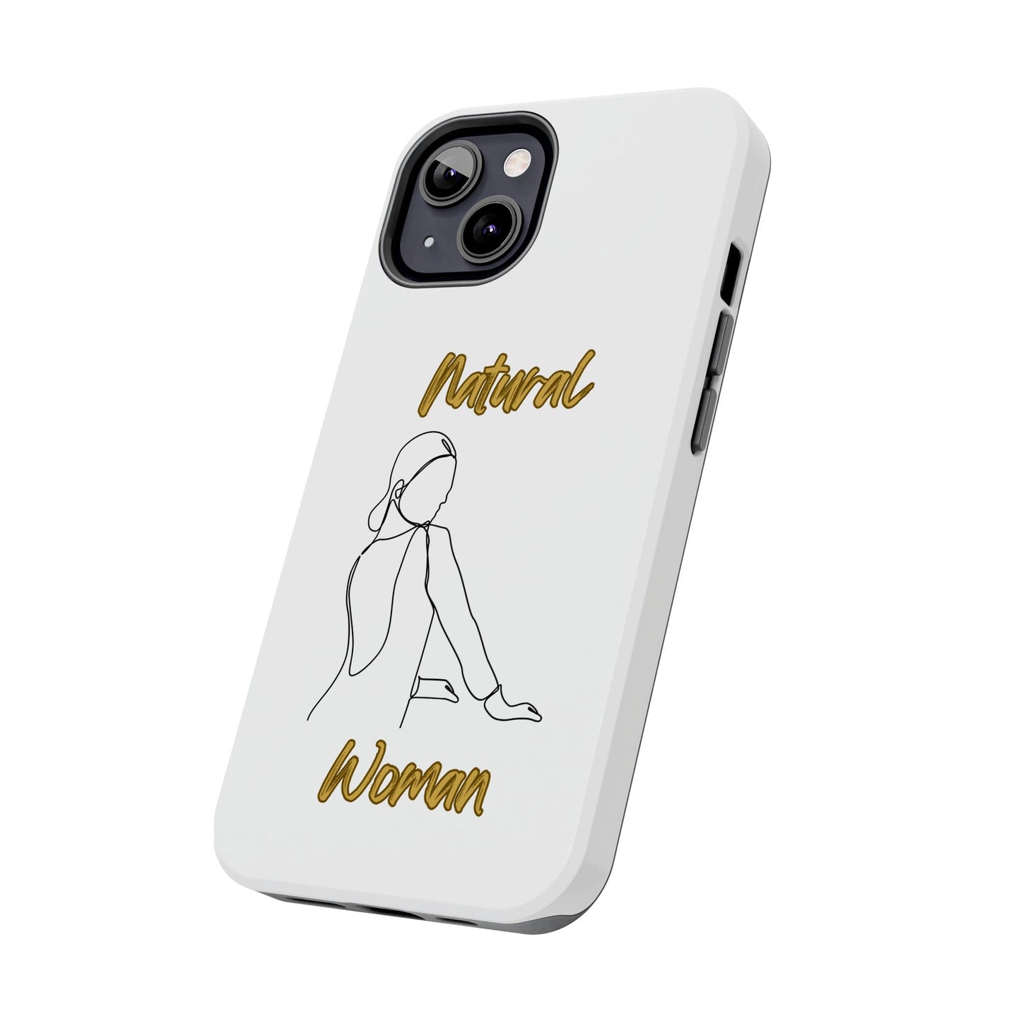 Natural Woman Hands Free (BL)Tough Phone Cases WHITE