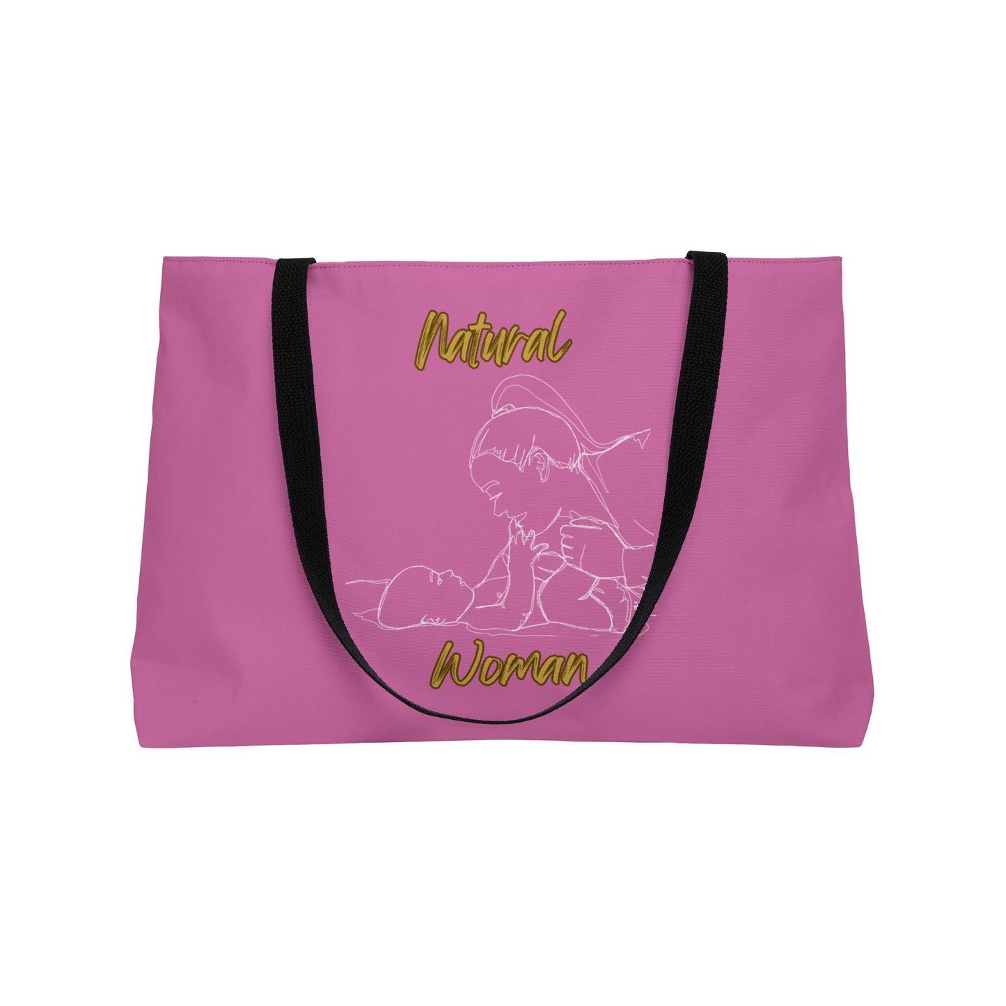 Natural Woman New Life (WL) Weekender Tote Bag LIGHT PINK