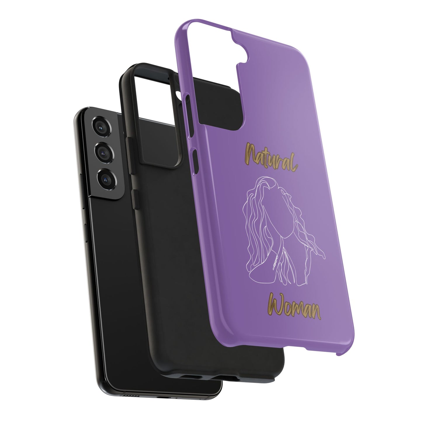 Natural Woman Relaxed (WL) Tough Phone Cases LIGHT PURPLE