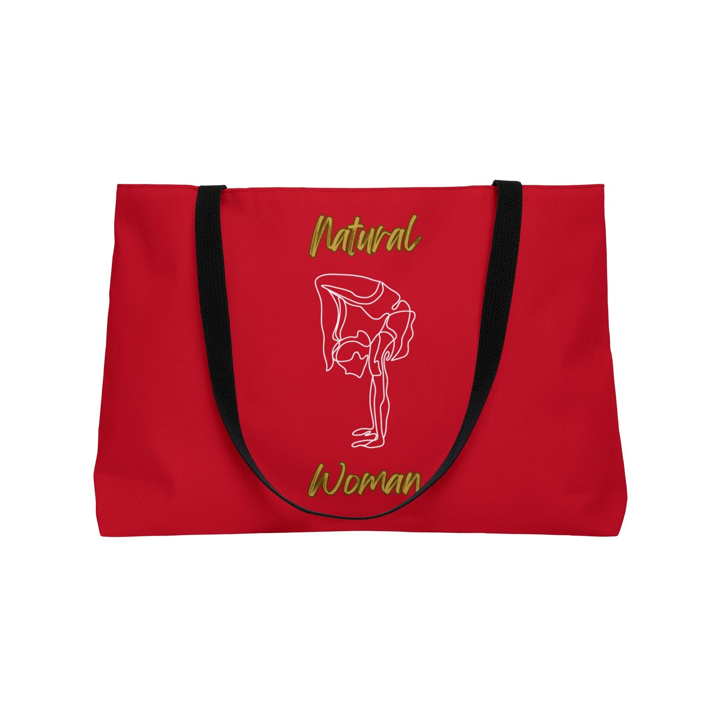 Natural Woman Flexible (WL) Weekender Tote Bag DARK RED