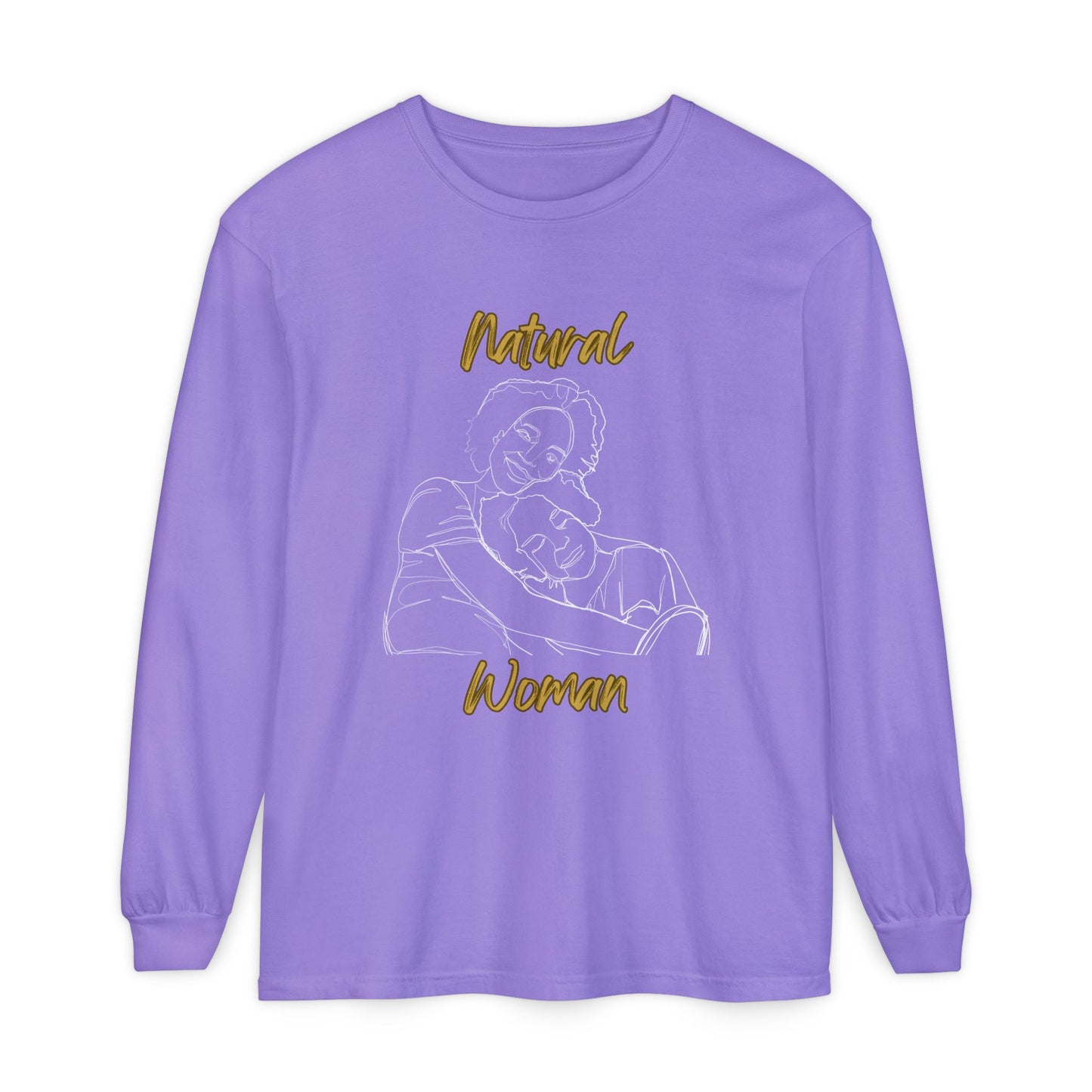 Natural Woman Loving Embrace (WL) Long Sleeve T-Shirt